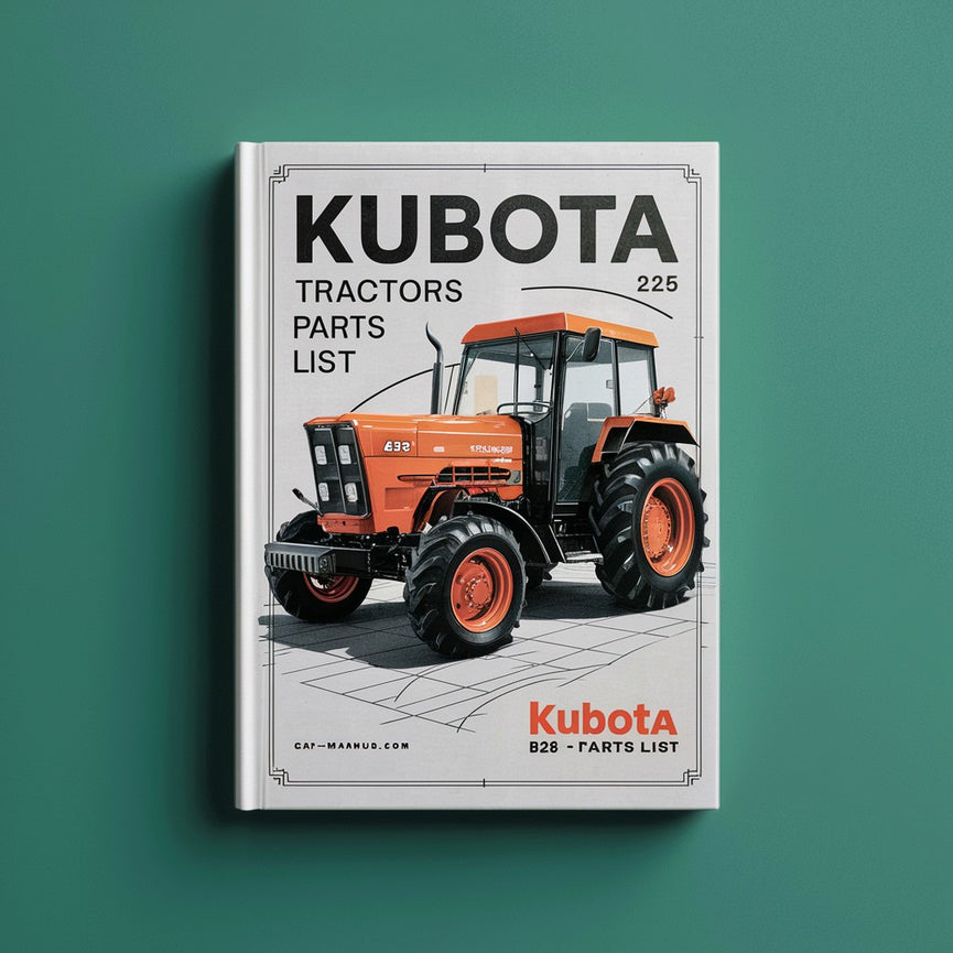 Kubota B26 Tractors Parts List