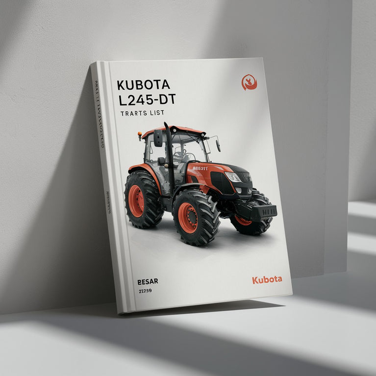 Lista de piezas de tractores Kubota L245dt