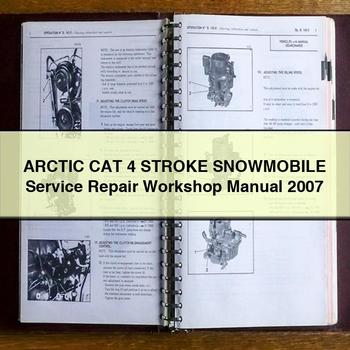 ARCTIC CAT 4 STROKE Snowmobile Service Repair Workshop Manual 2007