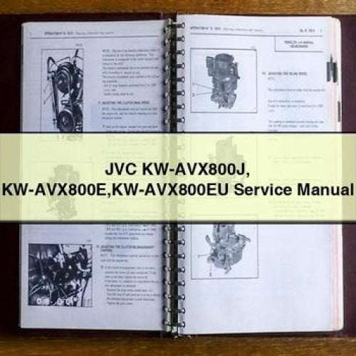 JVC KW-AVX800J KW-AVX800E KW-AVX800EU Service Manual PDF Download