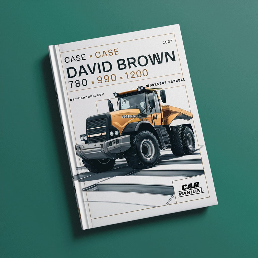 Case David Brown 780 880 990 1200 Workshop Manual PDF Download