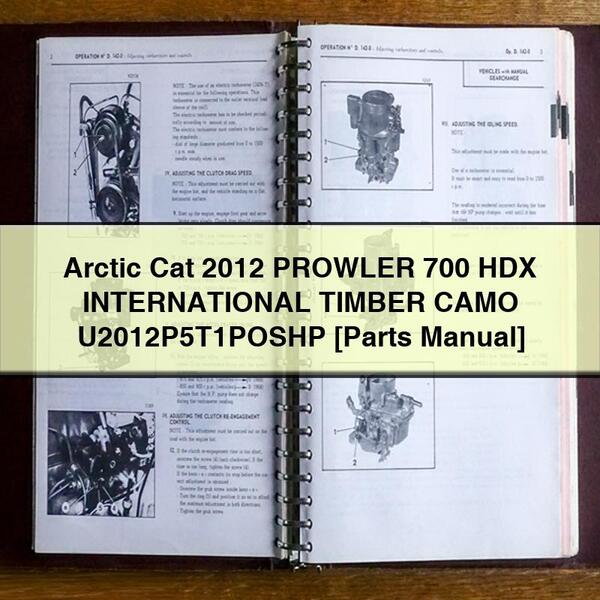 Arctic Cat 2012 PROWLER 700 HDX INTERNATIONAL TIMBER CAMO U2012P5T1POSHP [Parts Manual]