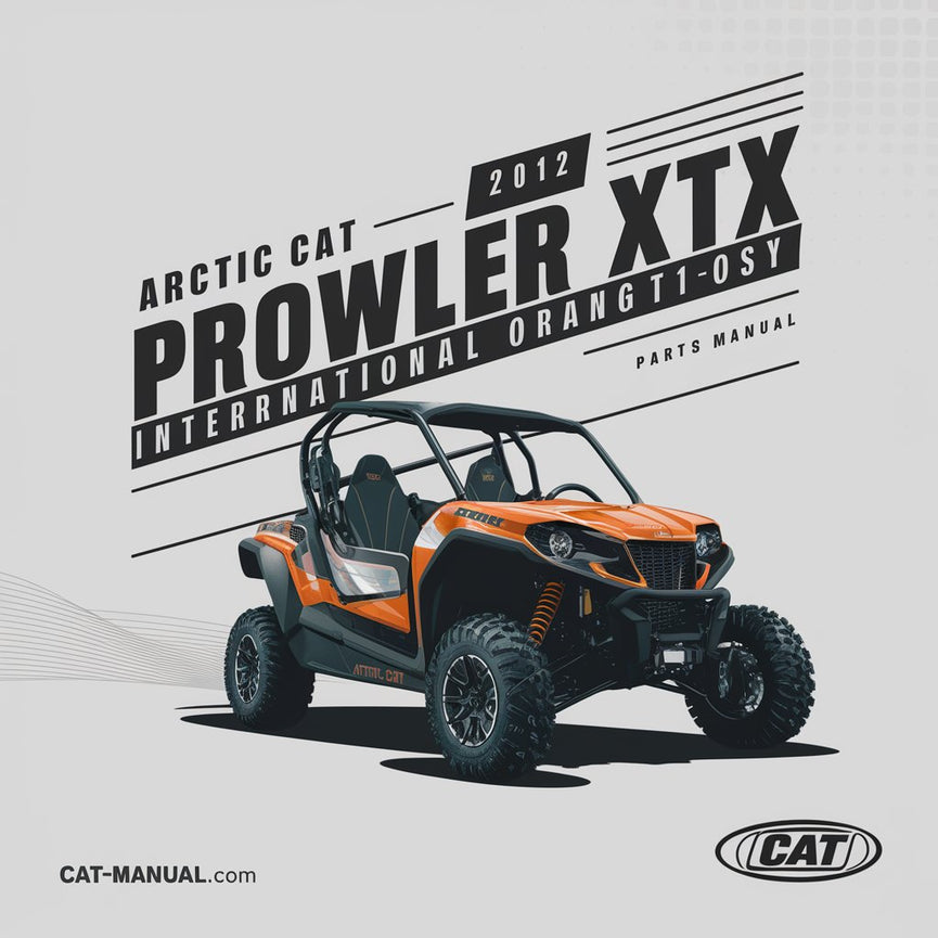 Arctic Cat 2012 PROWLER 700 XTX NARANJA INTERNACIONAL U2012P3T1POSY [Manual de piezas]