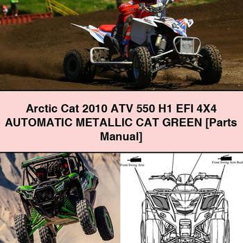 Arctic Cat 2010 ATV 550 H1 EFI 4X4 Automatic METALLIC CAT GREEN [Parts Manual]
