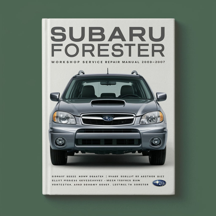 Subaru Forester Workshop Service Repair Manual 2003-2007 (16 000+ Pages 409MB Searchable  Bookmarked iPad-ready)