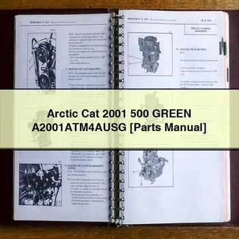 Arctic Cat 2001 500 GREEN A2001ATM4AUSG [Parts Manual]