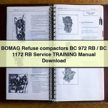 BOMAG Refuse compactors BC 972 RB/BC 1172 RB Service Training Manual