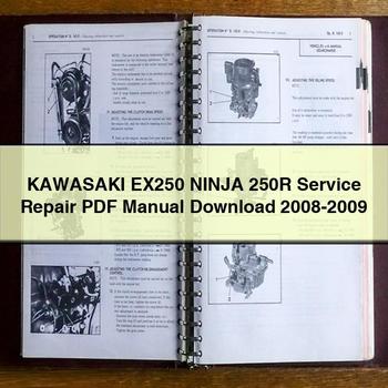 KAWASAKI EX250 NINJA 250R Service Repair Manual  2008-2009