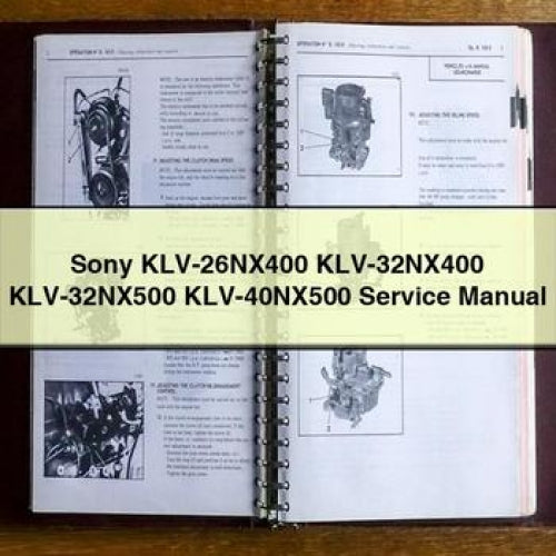 Sony KLV-26NX400 KLV-32NX400 KLV-32NX500 KLV-40NX500 Service Manual PDF Download