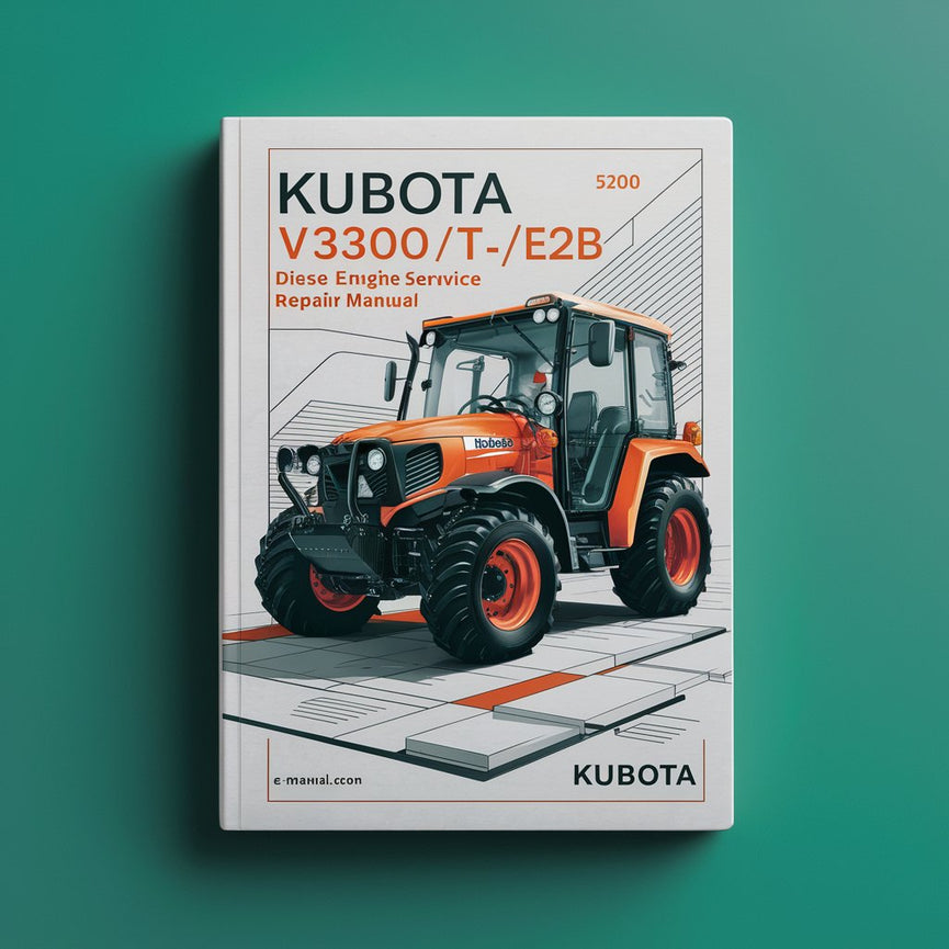 KUBOTA V3300-E2B V3300-T-E2B Diesel Engine Service Repair Manual-PDF