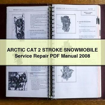 ARCTIC CAT 2 STROKE Snowmobile Service Repair Manual 2008