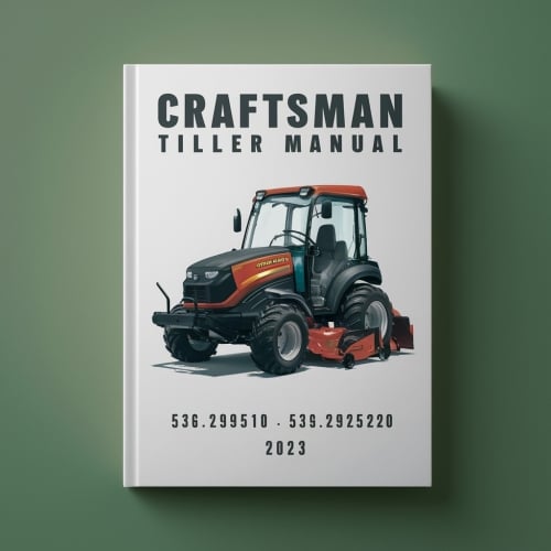 Craftsman Tiller Manual (Models 536.292510 & 536.292520) PDF Download