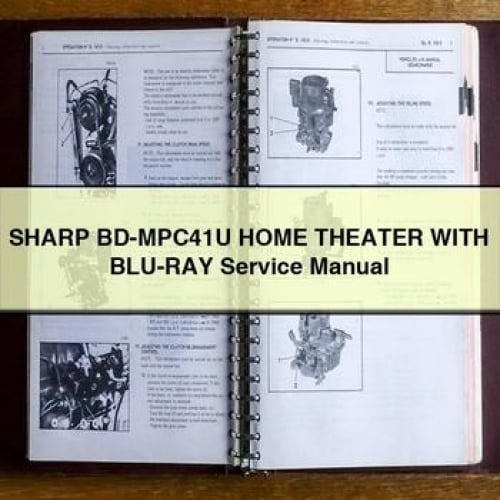 SHARP BD-MPC41U HOME THEATER WITH BLU-RAY Service Manual PDF Download