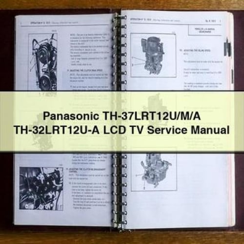 Panasonic TH-37LRT12U/M/A TH-32LRT12U-A LCD TV Service Manual PDF Download