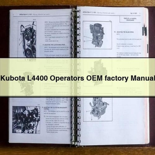 Kubota L4400 Operators Manual (PDF)