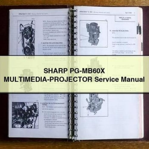 SHARP PG-MB60X MULTIMEDIA-PROJECTOR Service Manual PDF Download