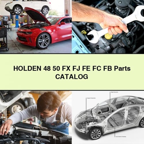 HOLDEN 48 50 FX FJ FE FC FB Parts Catalog