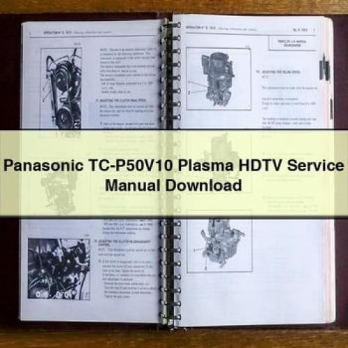 Panasonic TC-P50V10 Plasma HDTV Service Manual Download PDF