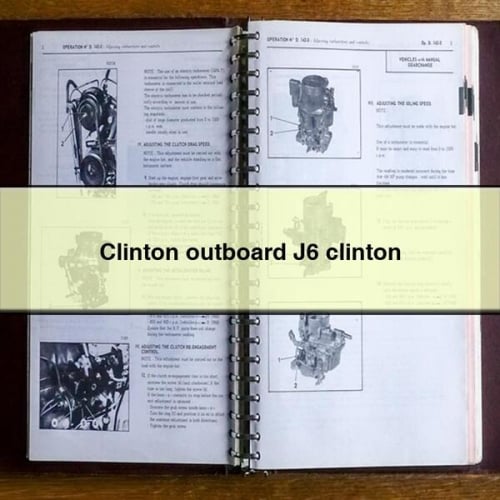 Clinton outboard J6 clinton