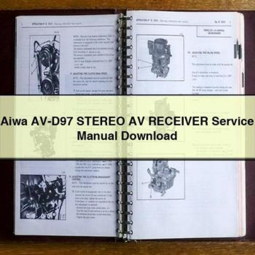 Aiwa AV-D97 Stereo Receiver Service Manual