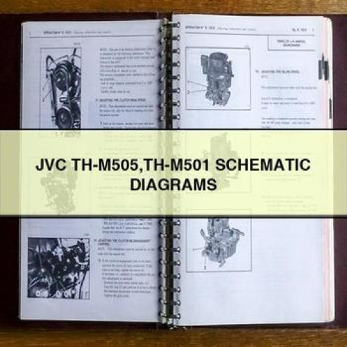 JVC TH-M505 & TH-M501 Schematic Diagrams