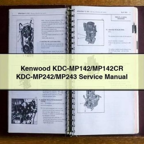 Kenwood KDC-MP142/MP142CR, KDC-MP242/MP243 Service Manual PDF