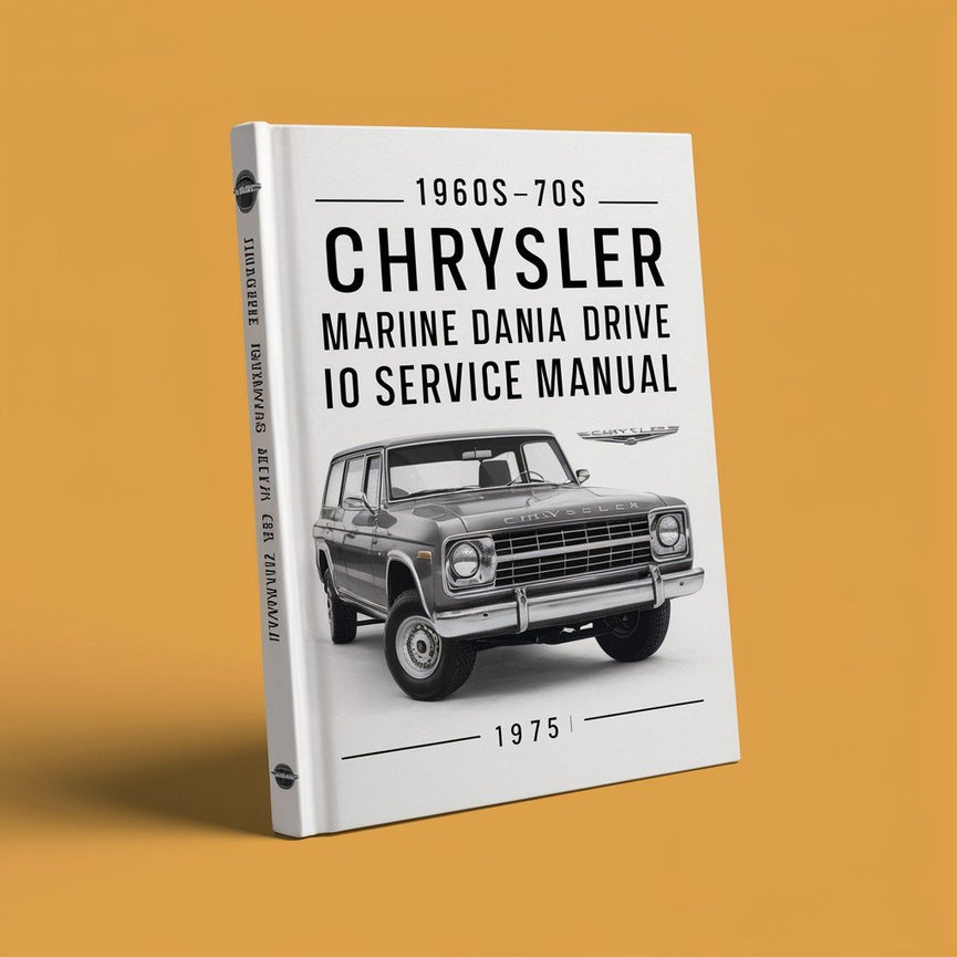 Chrysler Marine Dana Stern Drive IO Service Manual (PDF)