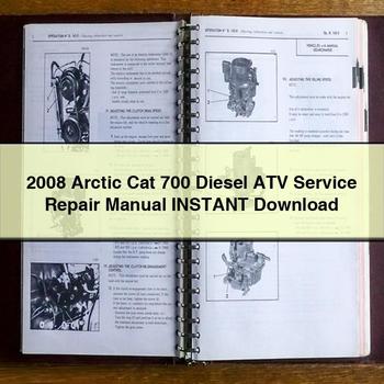 2008 Arctic Cat 700 Diesel ATV Service Repair Manual