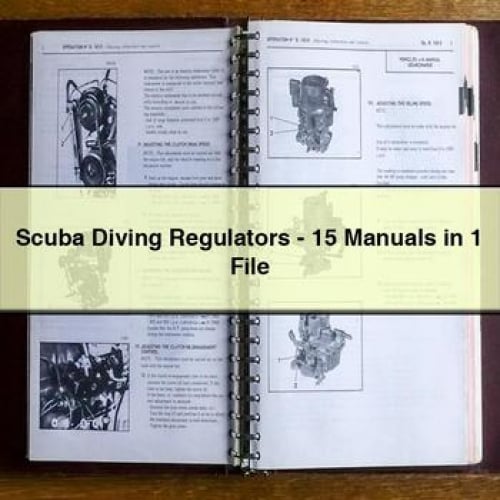 Scuba Diving Regulator Manual (15 Manuals in 1 PDF)