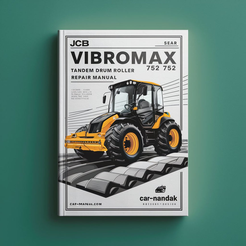 JCB Vibromax 752 Tandem Drum Roller Service Manual PDF