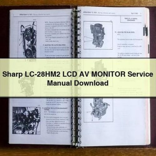 Sharp LC-28HM2 LCD AV Monitor Service Manual