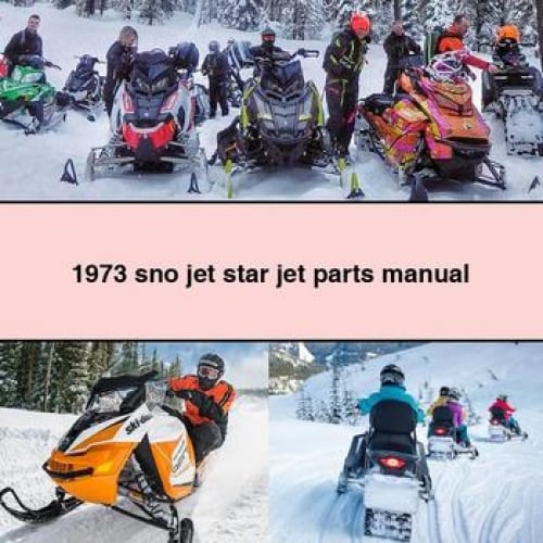 1973 Sno-Jet Star Jet Parts Manual (PDF Download)