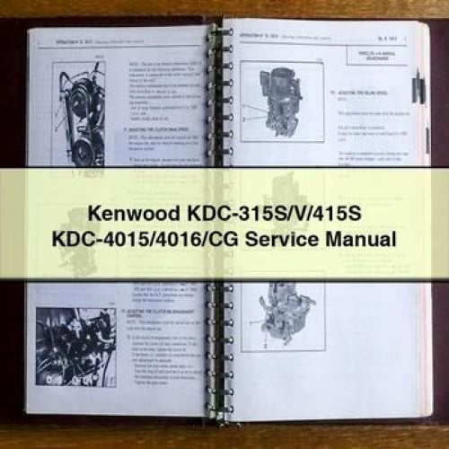 Kenwood KDC-315S/V/415S, KDC-4015/4016/CG Service Manual PDF