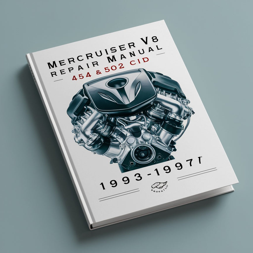 1993-1997 MerCruiser V8 Manual de reparación 454 y 502 CID