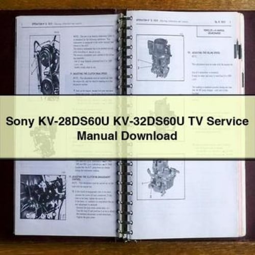 Sony KV-28DS60U & KV-32DS60U TV Service Manual PDF