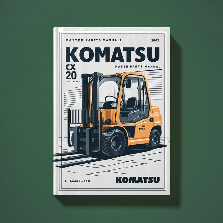 Komatsu CX20 Forklift Master Parts Manual