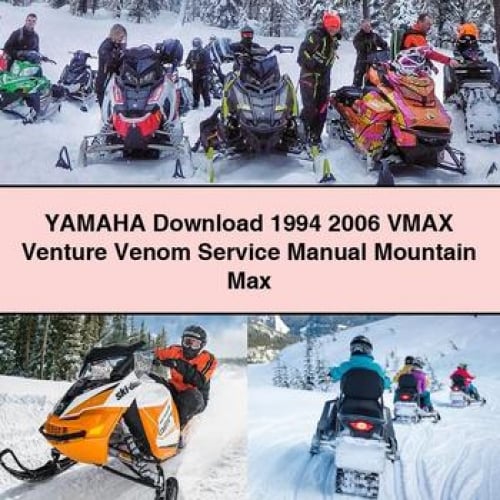 Yamaha VMAX Venture Venom & Mountain Max Service Manual (1994-2006) PDF