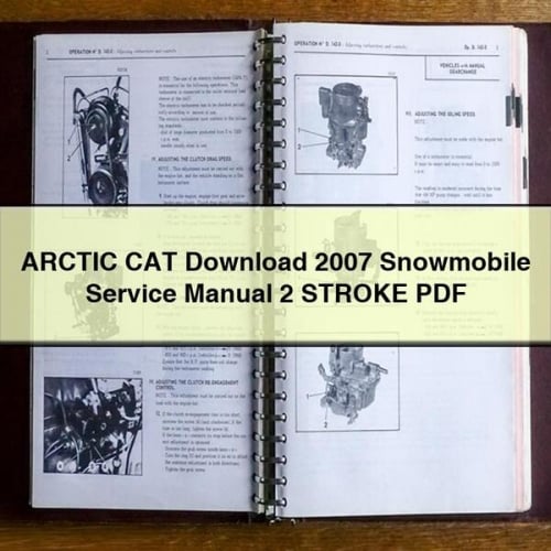 Arctic Cat 2007 Snowmobile Service Manual (2-Stroke) PDF