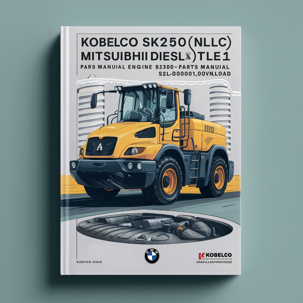 Kobelco SK250(LC) SK250NLC Mark VI Hydraulic Excavators & Mitsubishi Diesel Engine 6D34-TLE1 Parts Manual  (LQ08-04501 LL08-03001) S3LQ00002ZE05