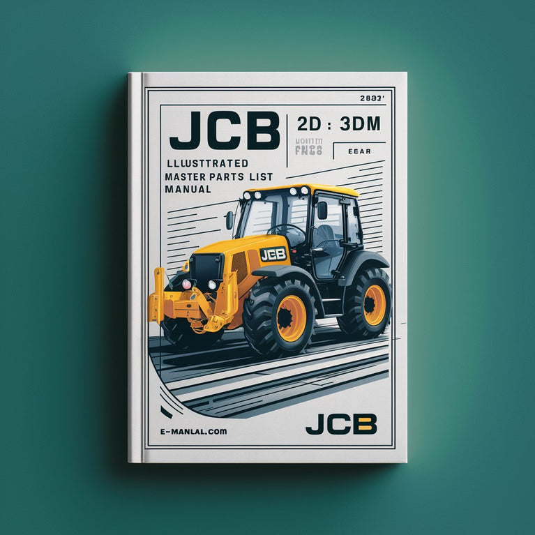 JCB 2D 3 3DM Illustrated Master Parts List Manual