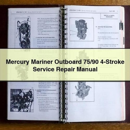 Mercury Mariner 75/90 4-Stroke Service & Repair Manual (PDF)