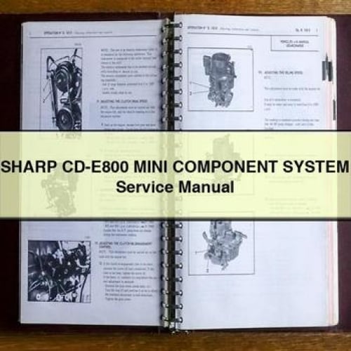 Sharp CD-E800 Mini Component System Service Manual