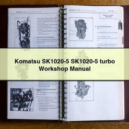 Komatsu SK1020-5 Turbo Workshop Manual (PDF)