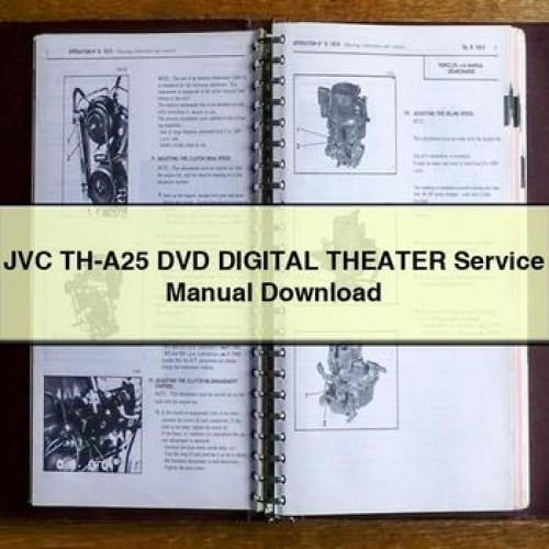 JVC TH-A25 DVD Digital Theater Service Manual