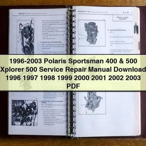 Polaris Sportsman 400 & 500, Xplorer 500 Service Repair Manual (1996-2003)