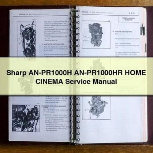 Sharp AN-PR1000H/HR Home Cinema Service Manual