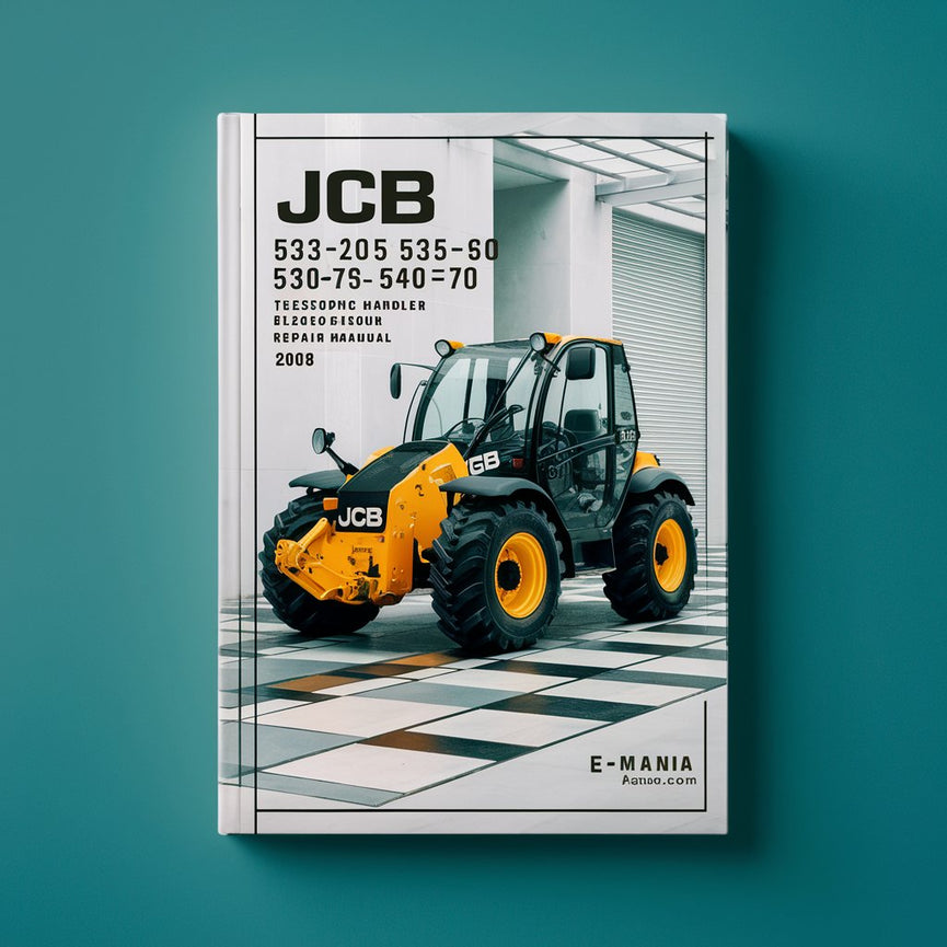 JCB 530-70 533-105 535-60 535-95 540-70 532-120 535-125 535-140 537-135 550 540-140 540-170 5508 Telescopic Handler Service Repair Manual Download PDF