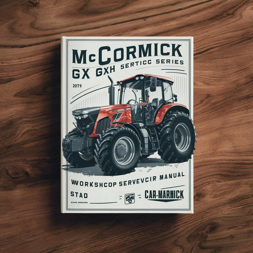 Manual de reparación de servicio de taller de tractores hidrostáticos McCormick GX serie GXH-Descarga PDF