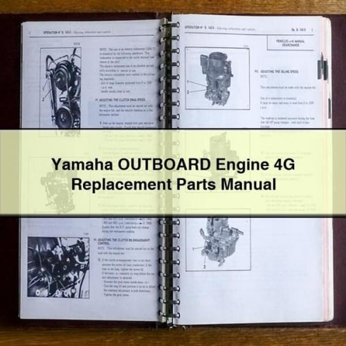 Yamaha OUTBOARD Engine 4G Replacement Parts Manual PDF Download