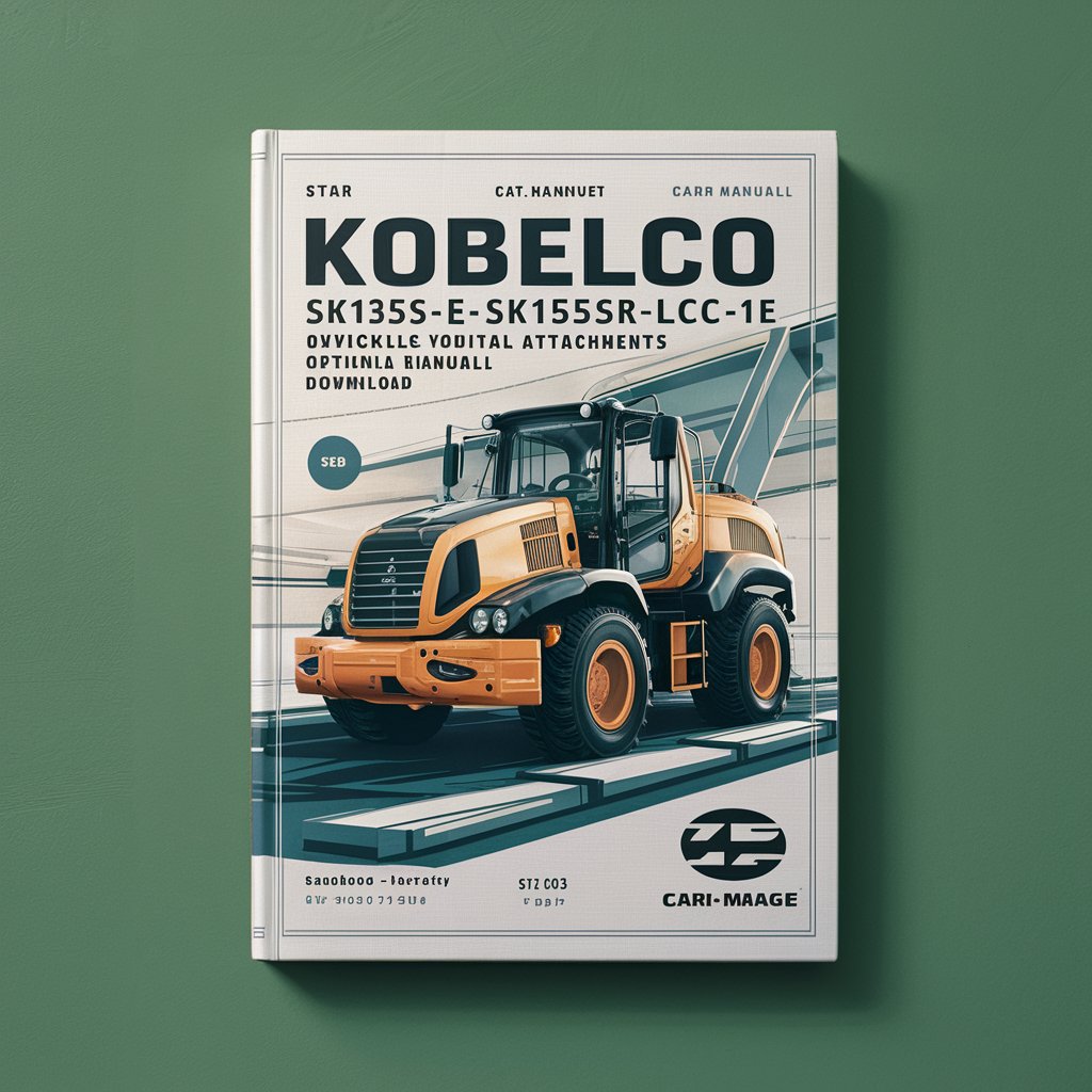 Kobelco SK135SR-1E SK135SRLC-1E Hydraulic Excavators Optional Attachments Parts Manual  (YY02-03001 YH02-01301) S3YY03403ZE02